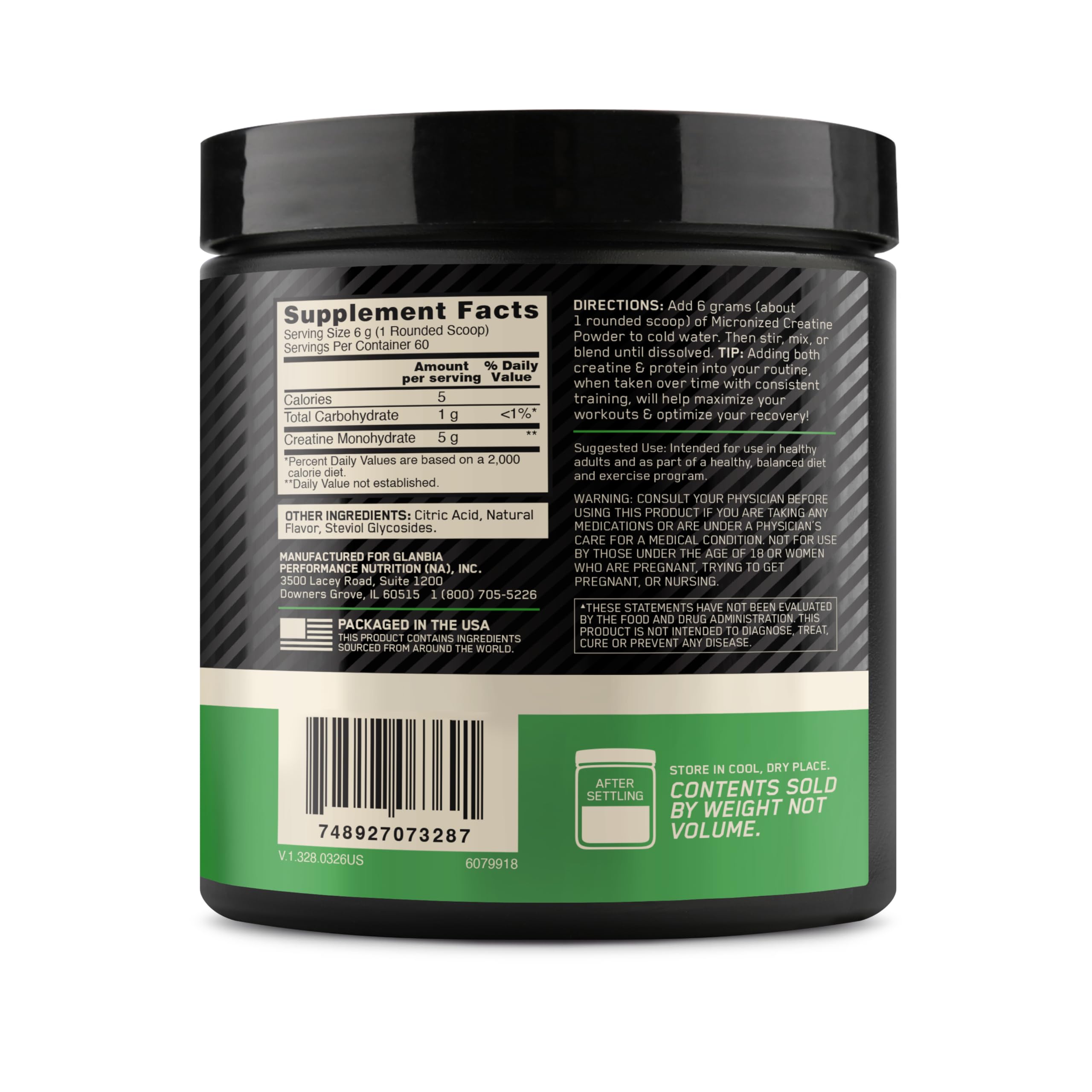 Optimum Nutrition Creatine Monohydrate Powder, Strawberry, 60 Servings — Amazon image 16