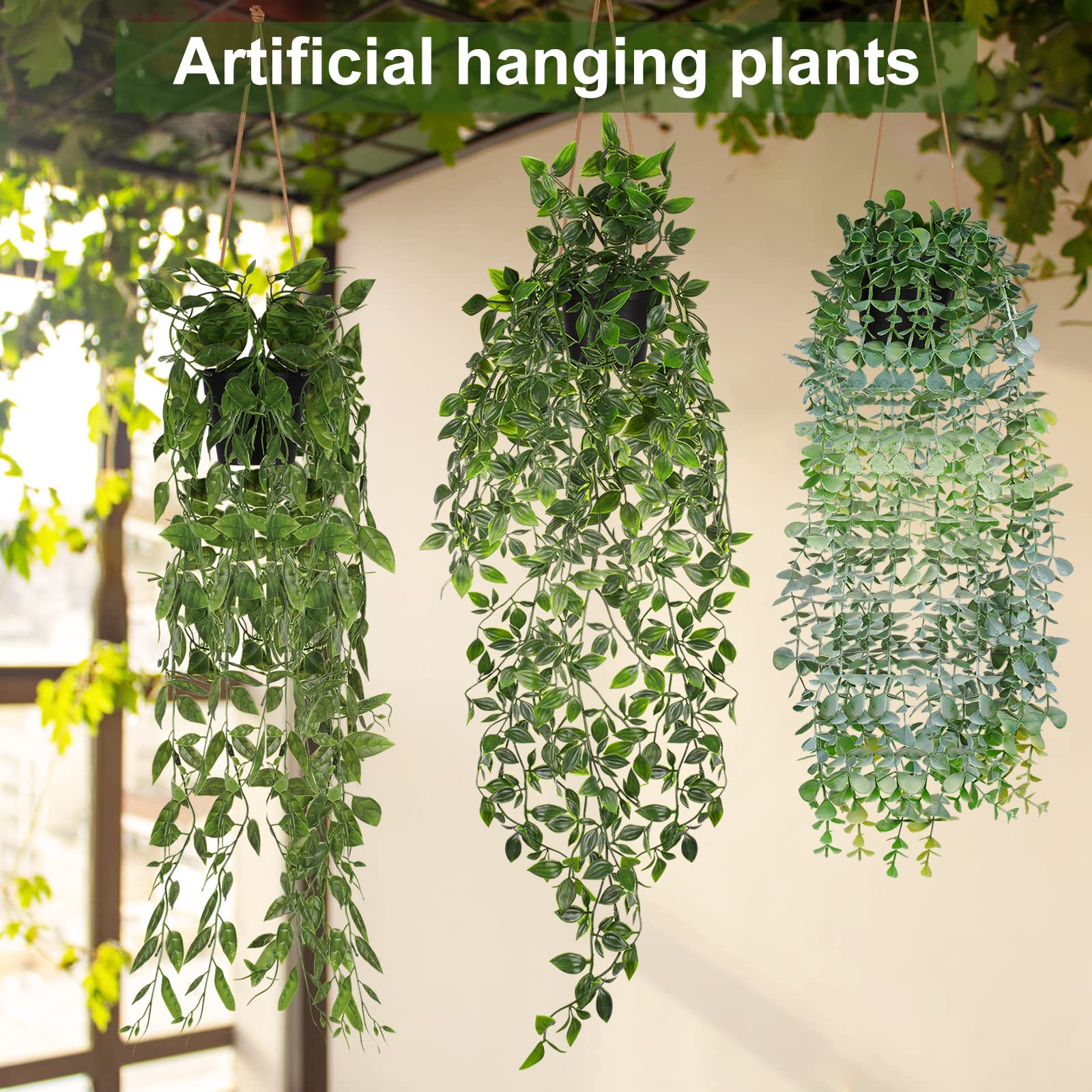 Fiori Artificiali Finti da Esterno Finto Verde in Plastica per Interni Esterni Appendere Fioriera Casa Ufficio Matrimonio Fattoria Decorazioni Pezzi | Leroy Merlin
