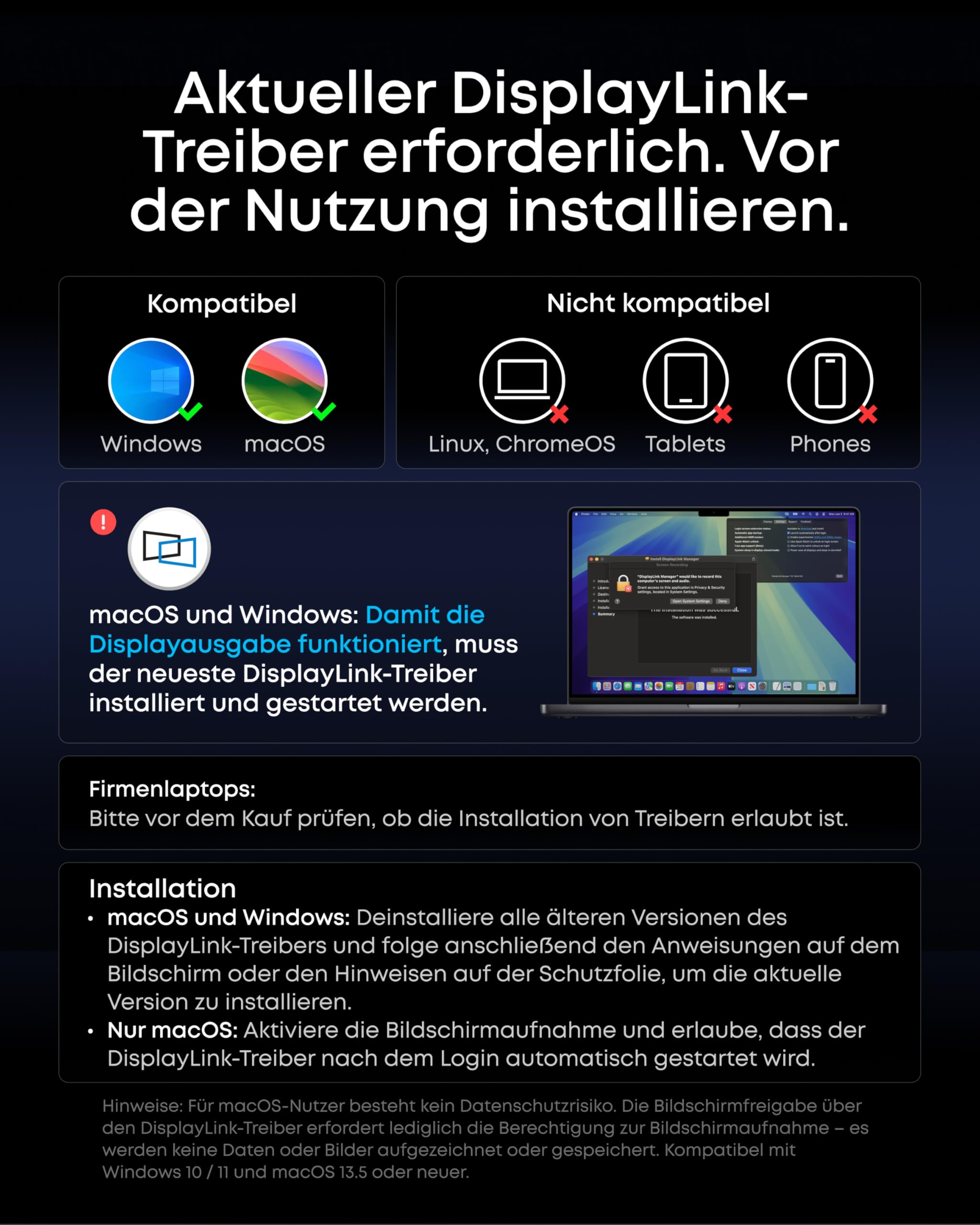 Anker Prime Docking Station, 14 Ports, Triple-Display mit DisplayLink, 140W USB-C, Smart Display, Kühlung, dreifaches 4K, für macOS & Windows (DisplayLink-Treiber erforderlich)