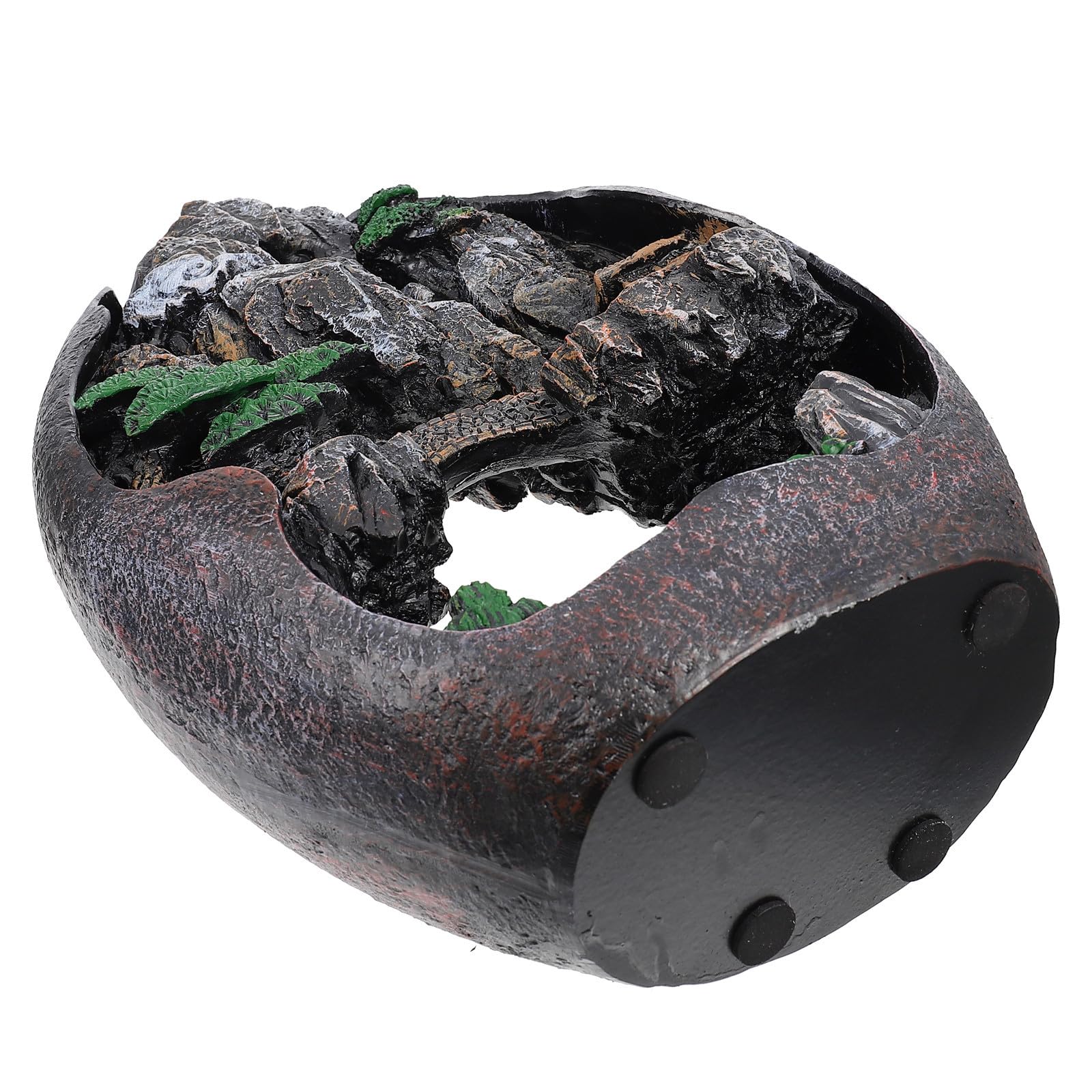 Bruciatore di Incenso a Riflusso in Resina Aroma Montano, Design Elegante e Classico, Decorazione da Tavolo come Regalo per Famiglia e Amici