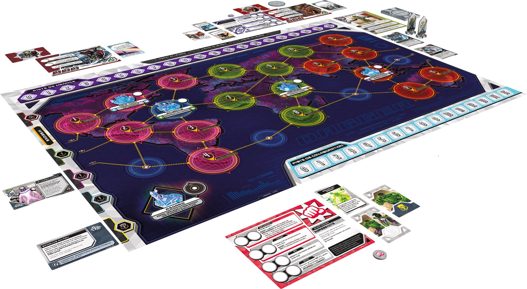 Asmodee Fantasy Flight Games (FFG) Marvel D.A.G.G.E.R - Jeu de Société