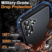 Vista 3 de Oterkin Funda para Galaxy S24, [Protección de Grado Militar de 10 Pies] Funda para Galaxy S24 [A Prueba de Golpes][Resistente a Caídas de Uso