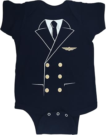 Amazon.com: El piloto Uniforme Body para bebé, color azul marino : Ropa,  Zapatos y Joyería