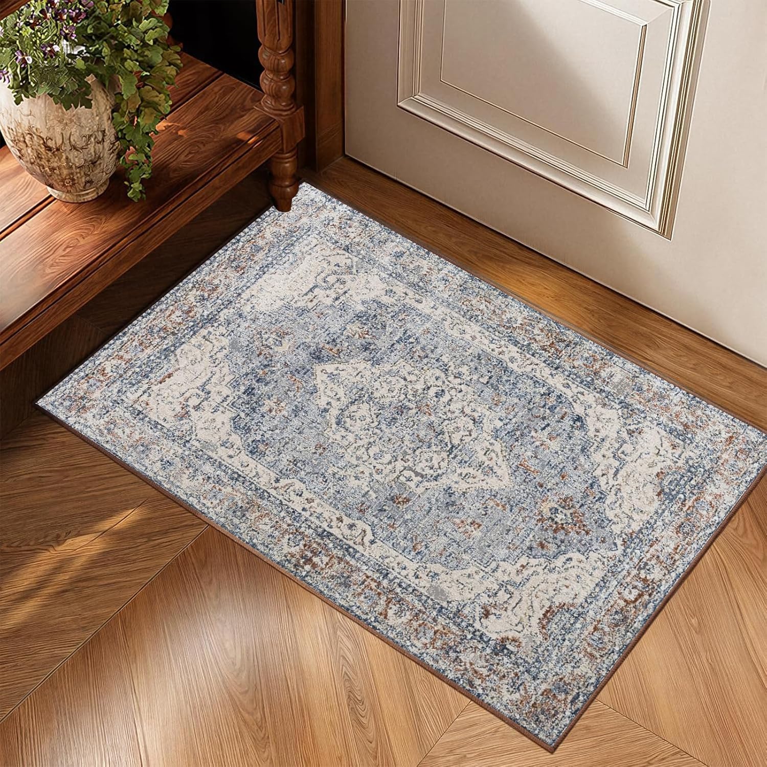 Indoor 1.7x2.6 Area Rug, Easy Cleaning, Non Shedding, Bed Room, Living Room, Dining Room, Backyard, Deck, Patio