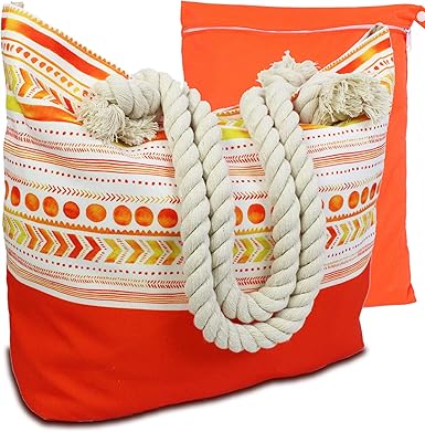 canvas bolsa with rope handles