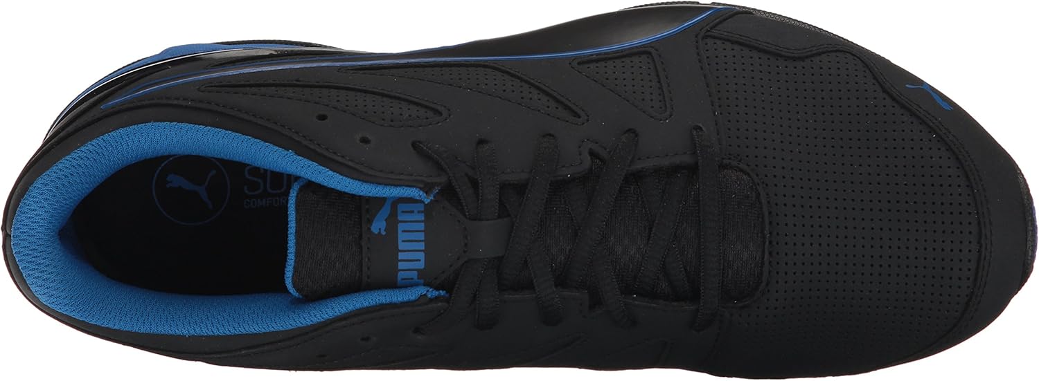PUMA Men's Tazon Modern SL FM Sneaker,Puma Black-Lapis Blue,7 M US