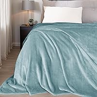 Vista 55 de NICETOWN Manta de Vellón Rosa para Sofá, Decoración Navideña Suave y Mullida de Felpa Manta de Regazo de Franela de Lujo para Niños, Súper Acogedora