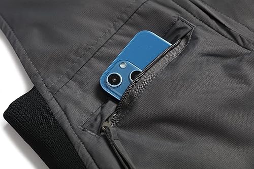 Miniatura 5 de Baberos de esquí de nieve para niños pequeños, con aislamiento Waterporoof Ripstop para invierno, pantalones de snowboard para niños y niñas