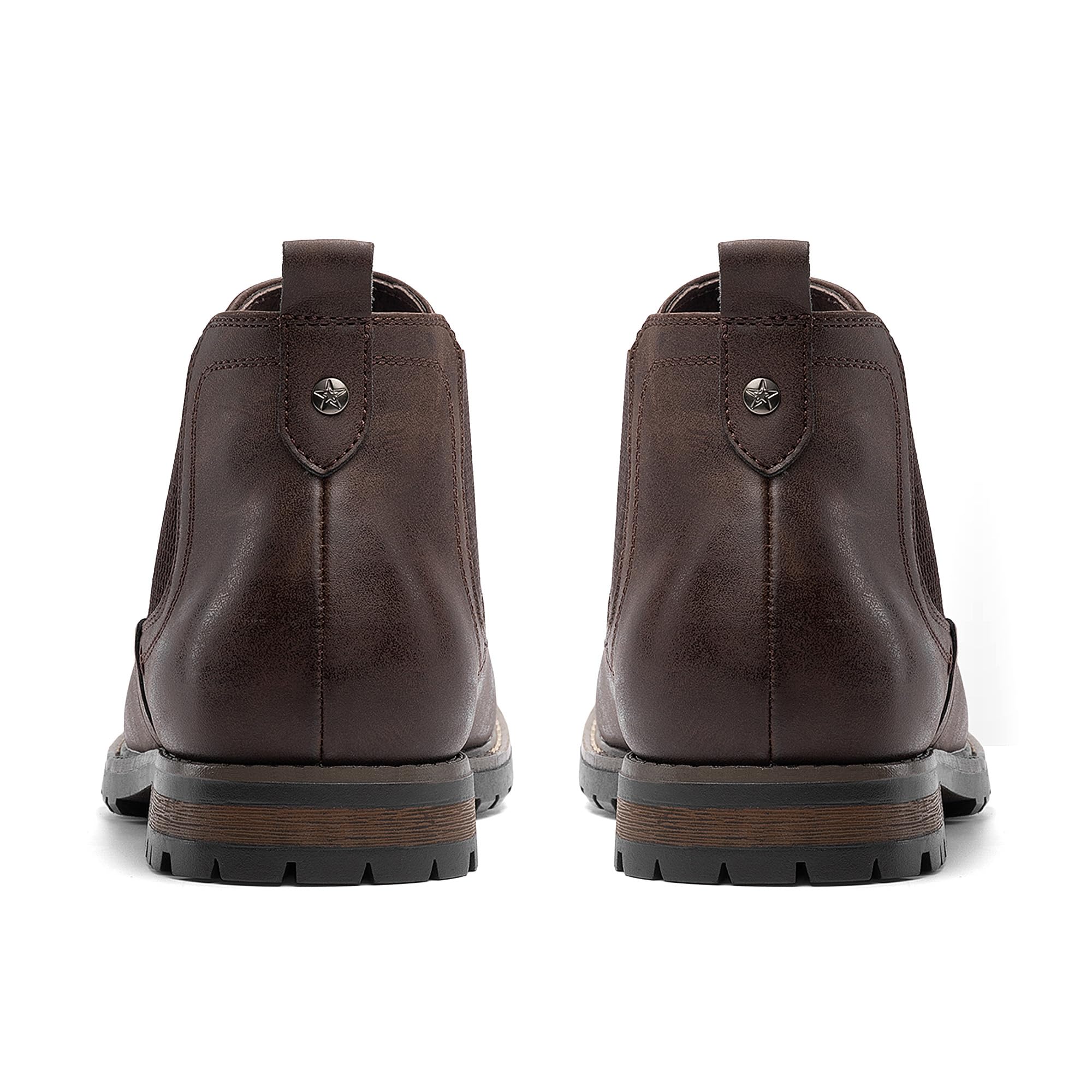 Bruno Marc Botas Chelsea Hombre Vestir Invierno Botines con Suela Antideslizante y Tacon de 2.5cm