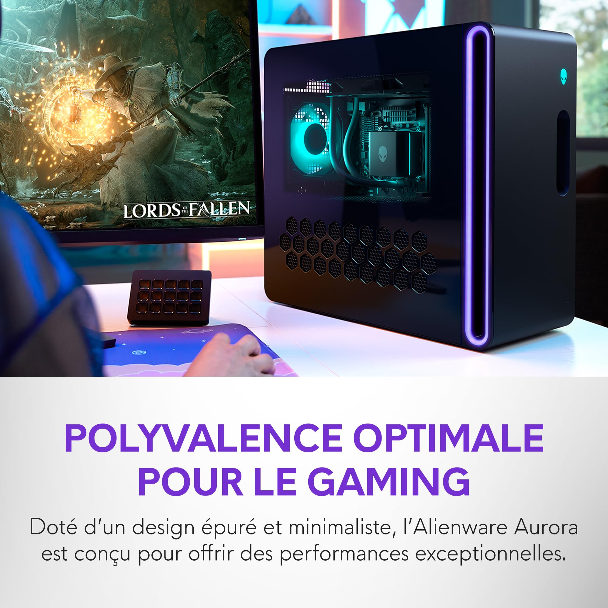 Alienware Aurora Ordinateur de Bureau Gaming, Intel Core Ultra 7 265KF