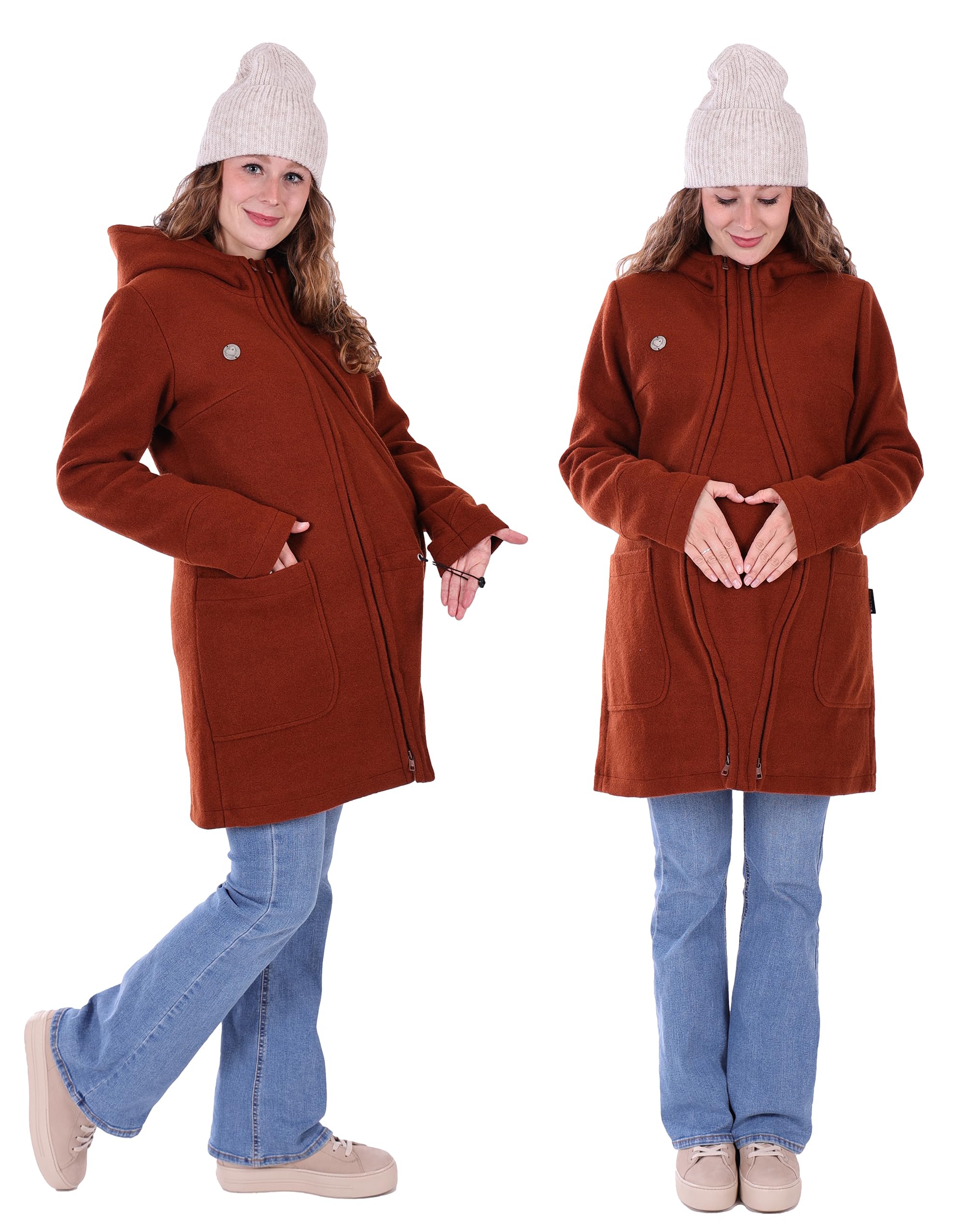 Viva la Mama - Elegante cappotto premaman per l'inverno - VALENTIN
