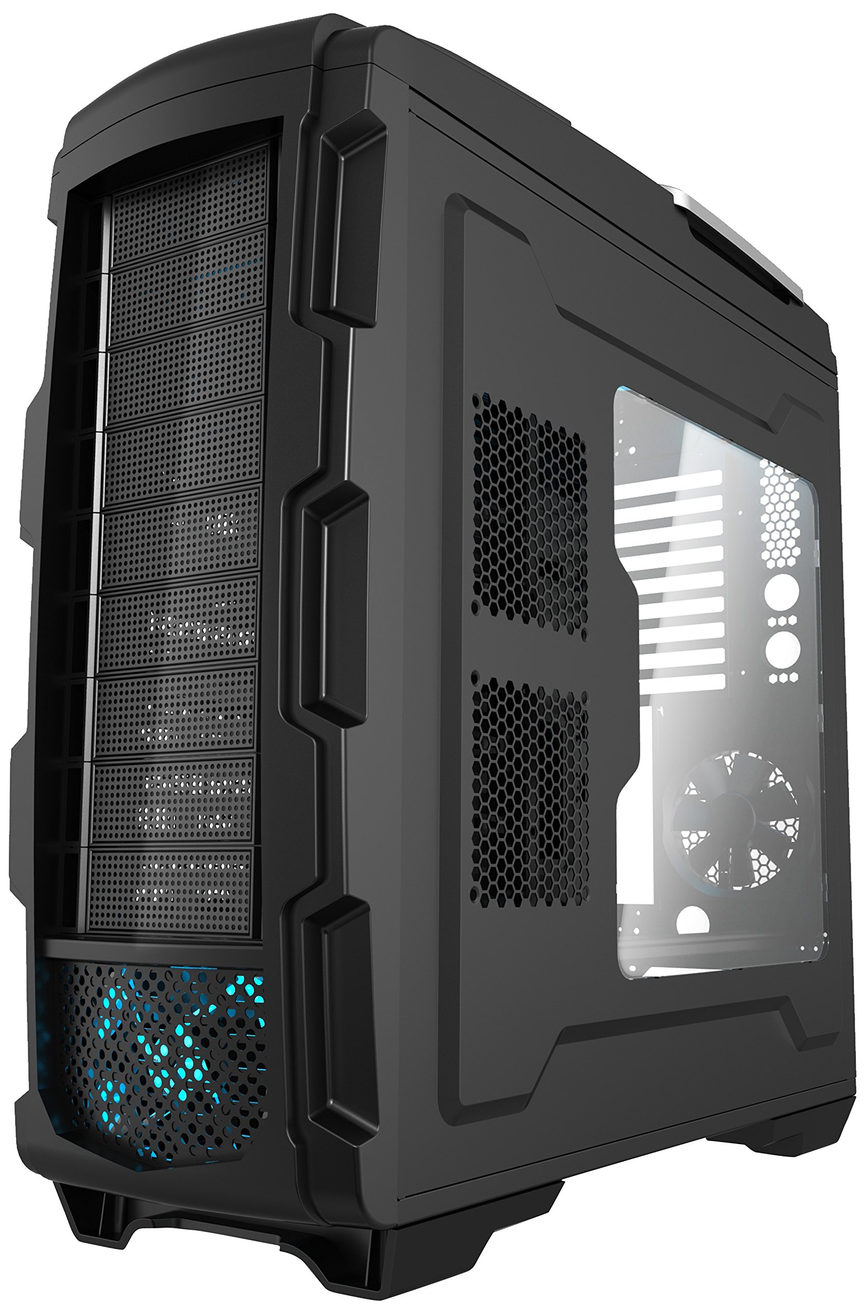 Azza CSAZ-GT 1 Full Tower Computer Gaming Case, Black