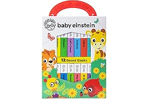 Baby Einstein My First Library Board Book Block 12-Book Set