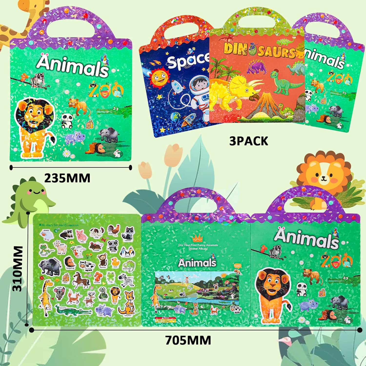 4 Libros De Calcomanías Reutilizables Para Niños - Mom To Mom