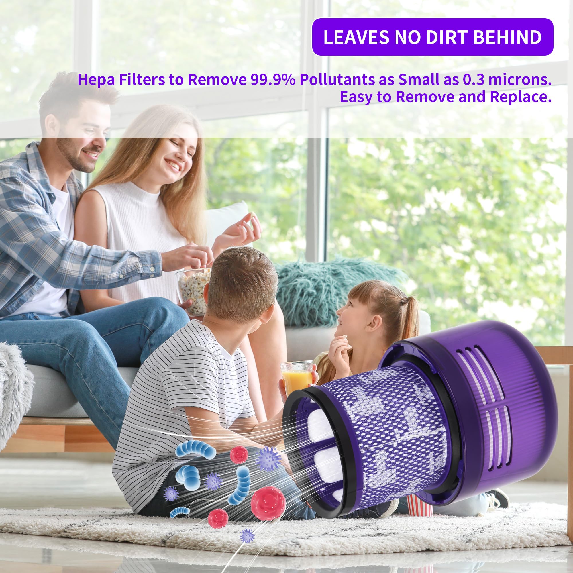 3 Pack Filtro para Dyson V11,Filtro para Dyson V15 V11 SV14 SV17SV22 Detect Animal Absolute Extra Pro Torque Drive Vacuum,Reemplazo de filtro de aspiradora #970013-02