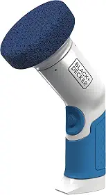 Escova elétrica de limpeza Black & Decker PKS160, branco/azul