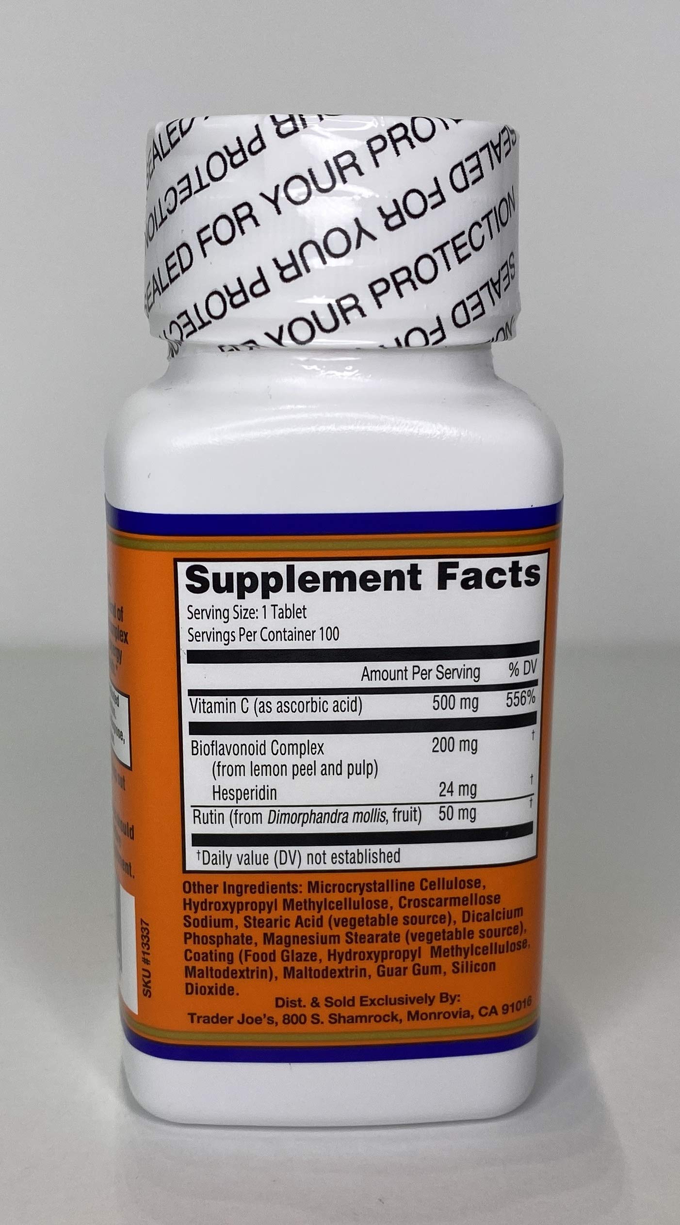 殿堂 Trader Joe's High Potency Vitamin C Dietary Supplement