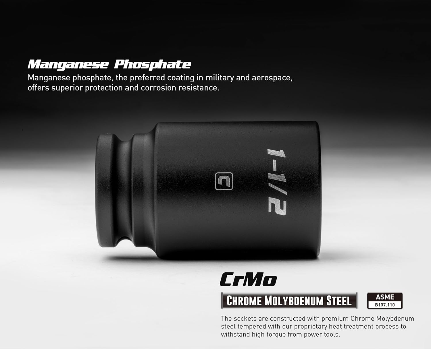 Up To 50% OFF Capri Tools 3/4-Inch Drive Deep Impact Socket Set, SAE, CrMo, 8-Piece