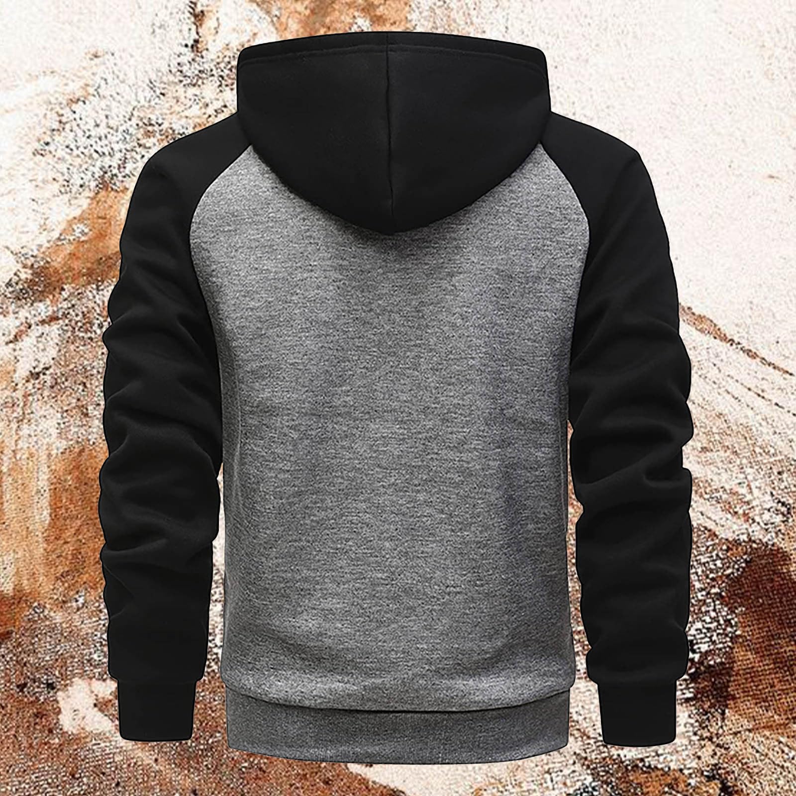 Genérico Sudadera Hombres con Capucha Y Cremallera, Sudadera Deporte Hombre, Manga Larga Estilo Deportivo Informal Sudadera con Capucha Fitness Entrenamiento Básico Monocolor para Tiempo Libre