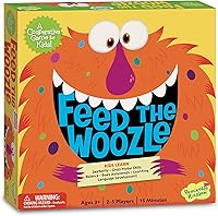 Vista 1 de Peaceable Kingdom Feed The Woozle Cooperative Game for 2 to 5 Kids Ages 3+ - Learn Social Skills While Completing Physical Challenges