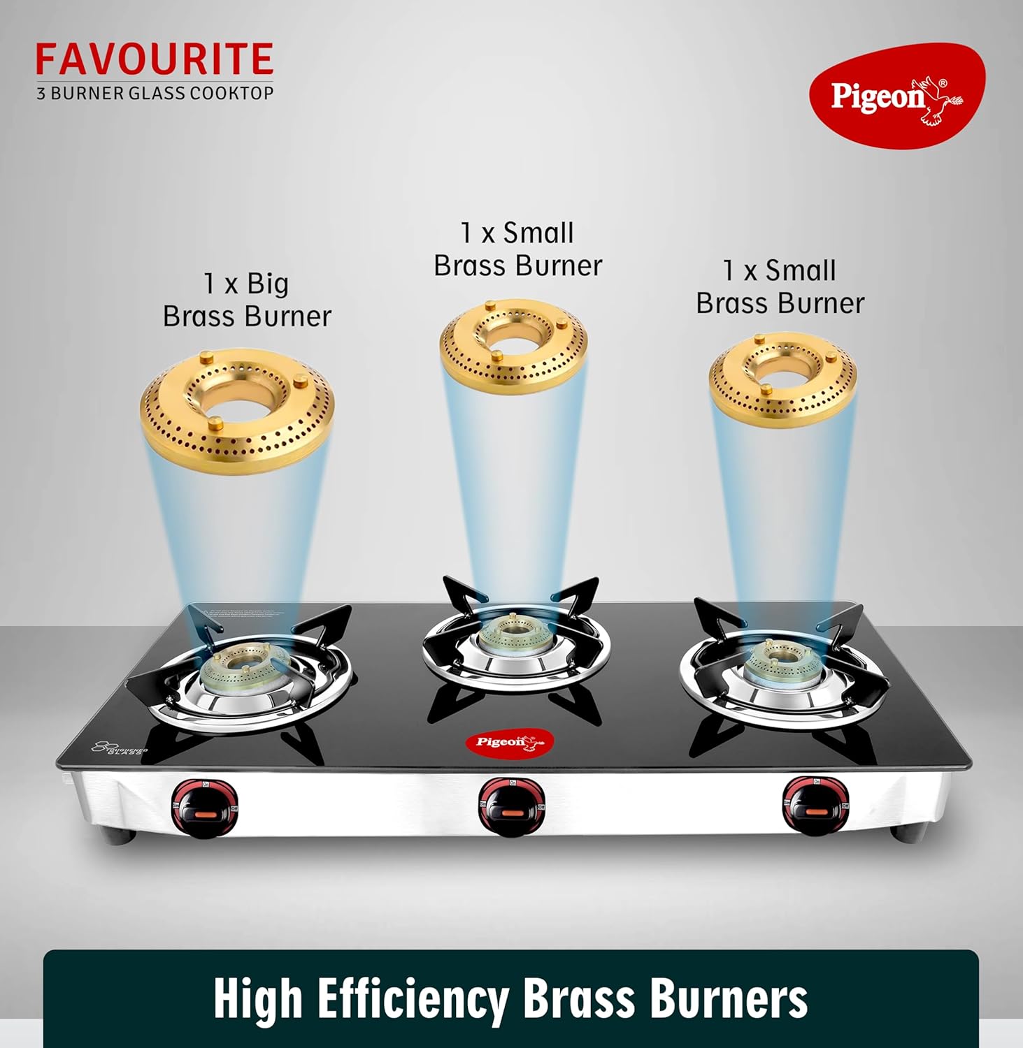 High-quality brass spreads flames evenly for faster boils and uniform bakesārust-resistant and heat-holding for 15% less gas guzzle, keeping cylinders cozy longer