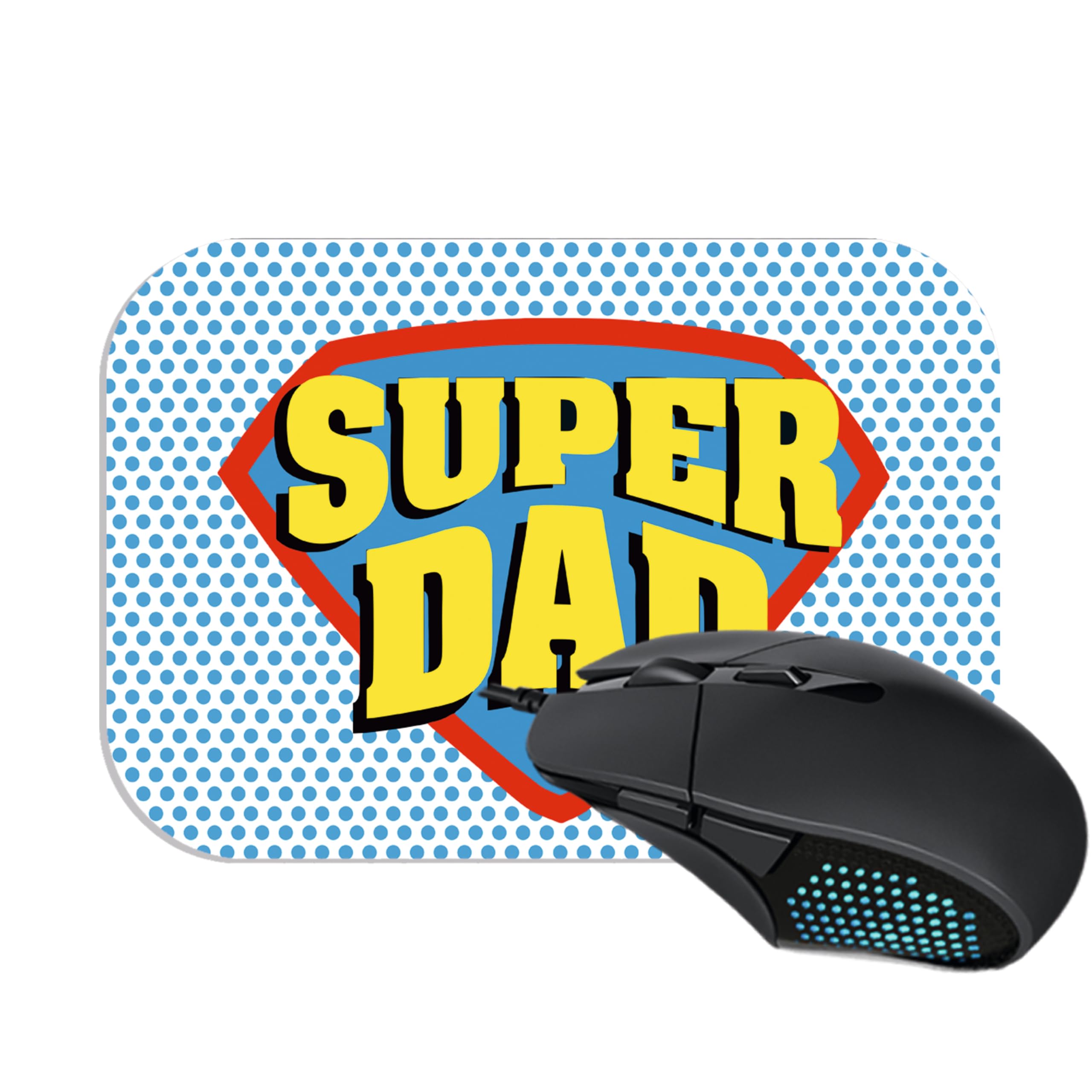 SoFFXia Fashion Mouse Pad, Non-Slip Rubber Base, Waterproof Surface, Compatible with Laser and Optical Mice