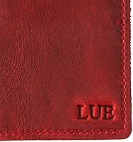 Vista 4 de PEGAI Personalized Leather Passport Holder Cover Wallet Travel Essentials 100% Soft Touch Rustic Travel Wallet Case, International Travel Must