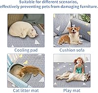 Vista 14 de Alfombrilla para corralito de perros y cachorros, almohadilla personalizada para jaula de perro [corralito no incluido], caja reutilizable