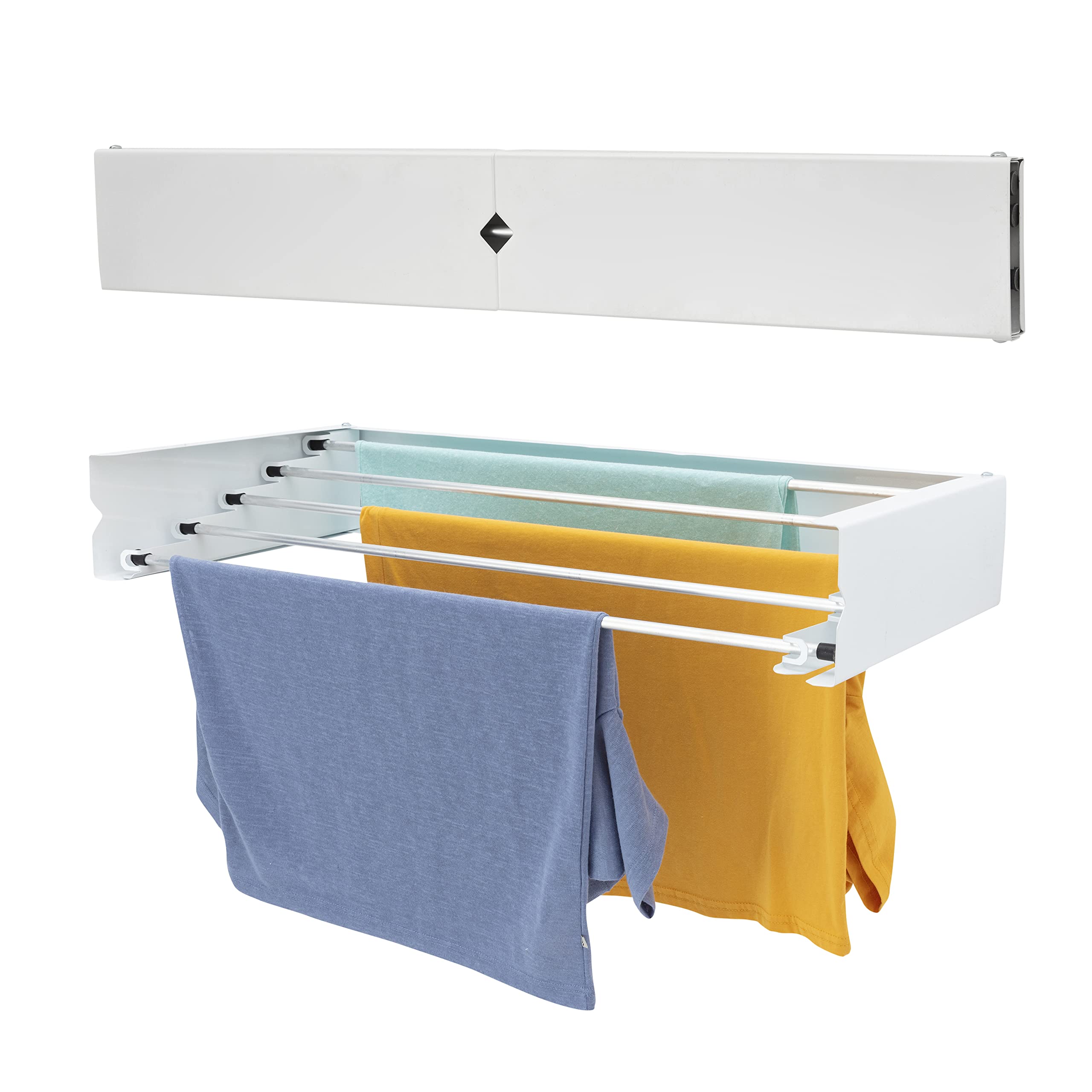 Buy HomeArt Laundry Drying Rack 95cm Clothes Airers, Collapsible Wall