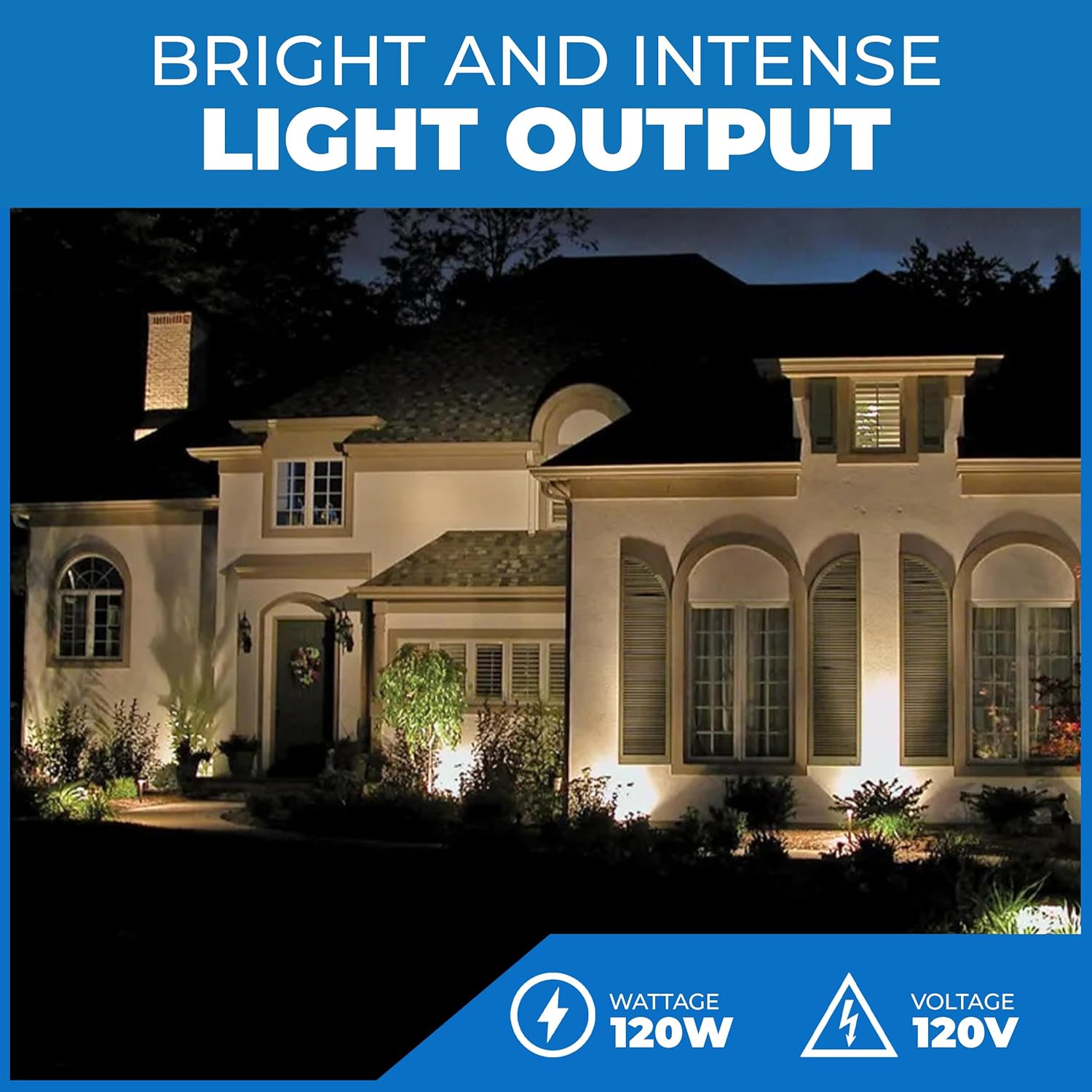 OHLECTRIC Clear Warm White PAR38 Incandescent Bulb with Medium Side Prong Base | 120W Dimmable Light Bulb | Replacement for 120PAR38/3FL/120W GE 80316 | Ideal for Track & Accent Lighting