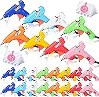 Vista 7 de Zhengmy 16 Pcs Mini Hot Glue Gun with 40 Sticks Crafts Hot Glue Guns High Temp Repairs Kit for School DIY Arts Class Projects Office Home Quick