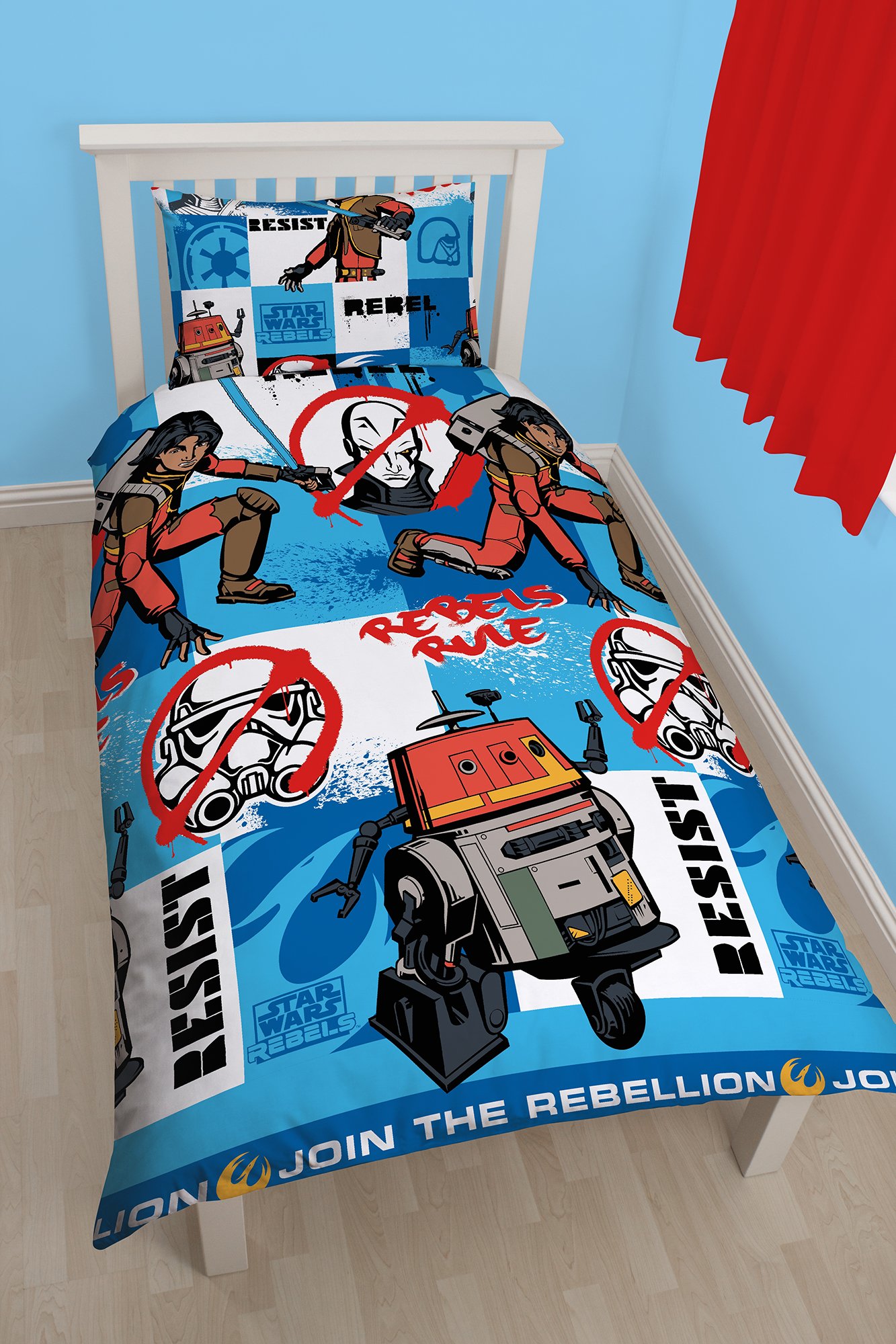 Character World Disney Star Wars Rebels Tag Single Rotary Duvet Set