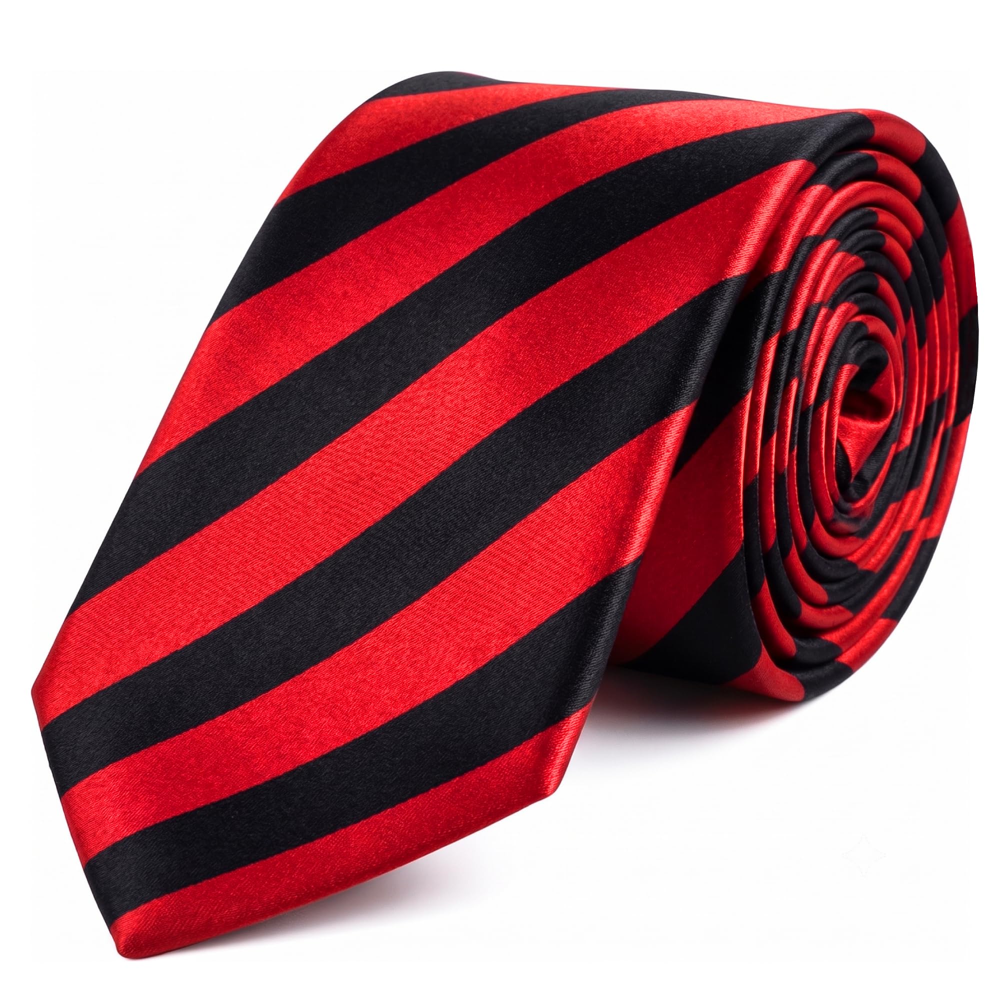 Mens Fashion Striped Tie - Great for Weddings, Parties, Costumes, Halloween - Many Colors to Choose From-image-32