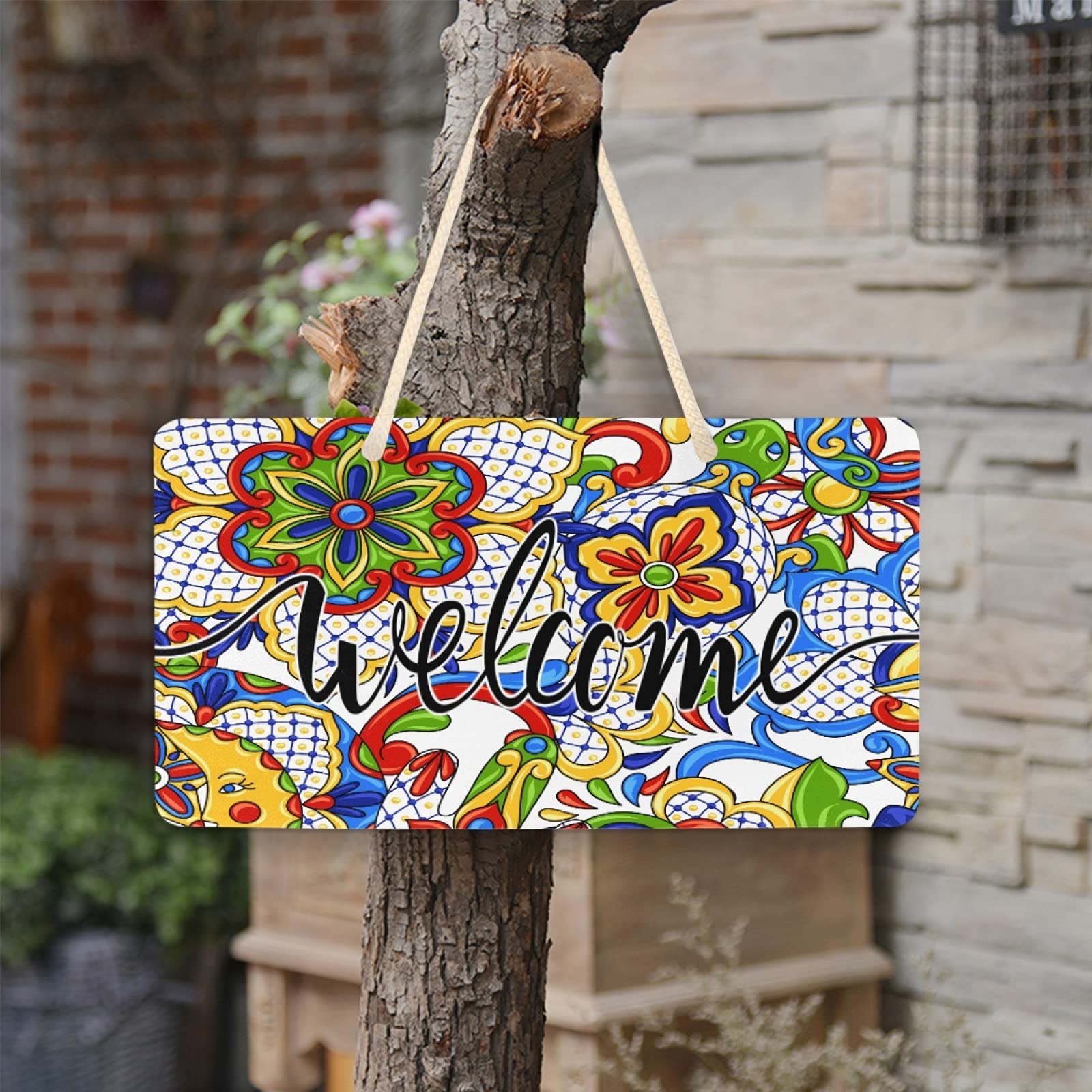 Amazon.com: xigua Welcome Sign Front Porch Decor - Mexican