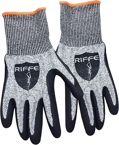 Riffe Holdfast Guantes de buceo de alto rendimiento resistentes a cortes y pinchazos, diseñados para pesca submarina, buceo, esnórquel y deportes
