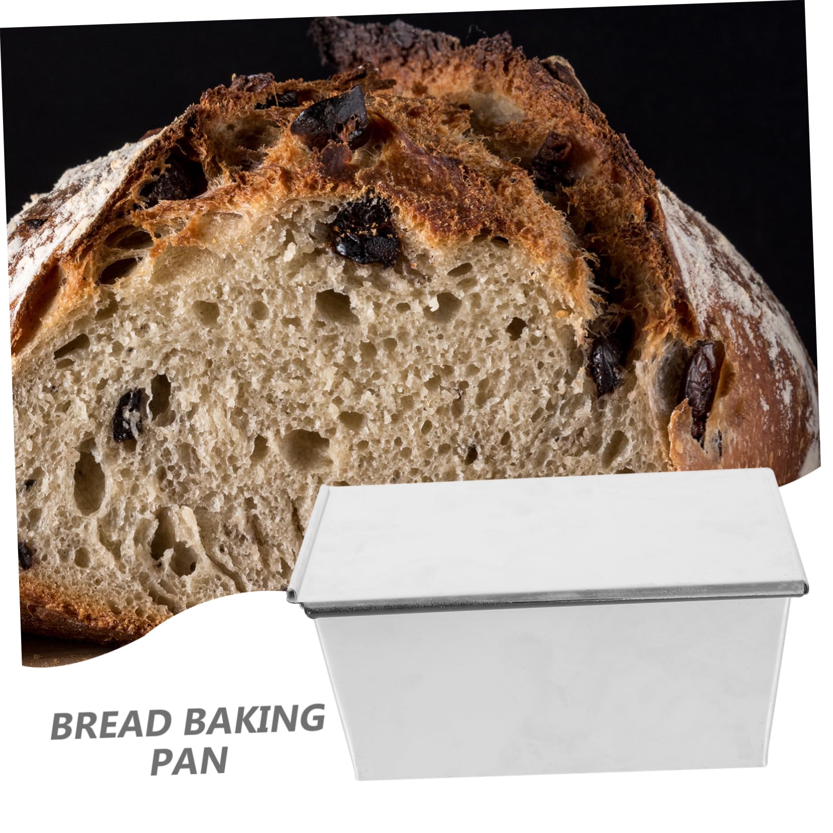 Molde Para Pan De Sándwich Con Tapa 500 g Aluminio Antiadherente Para Hornear Pan Tostado Uso Doméstico Cocina Familiar