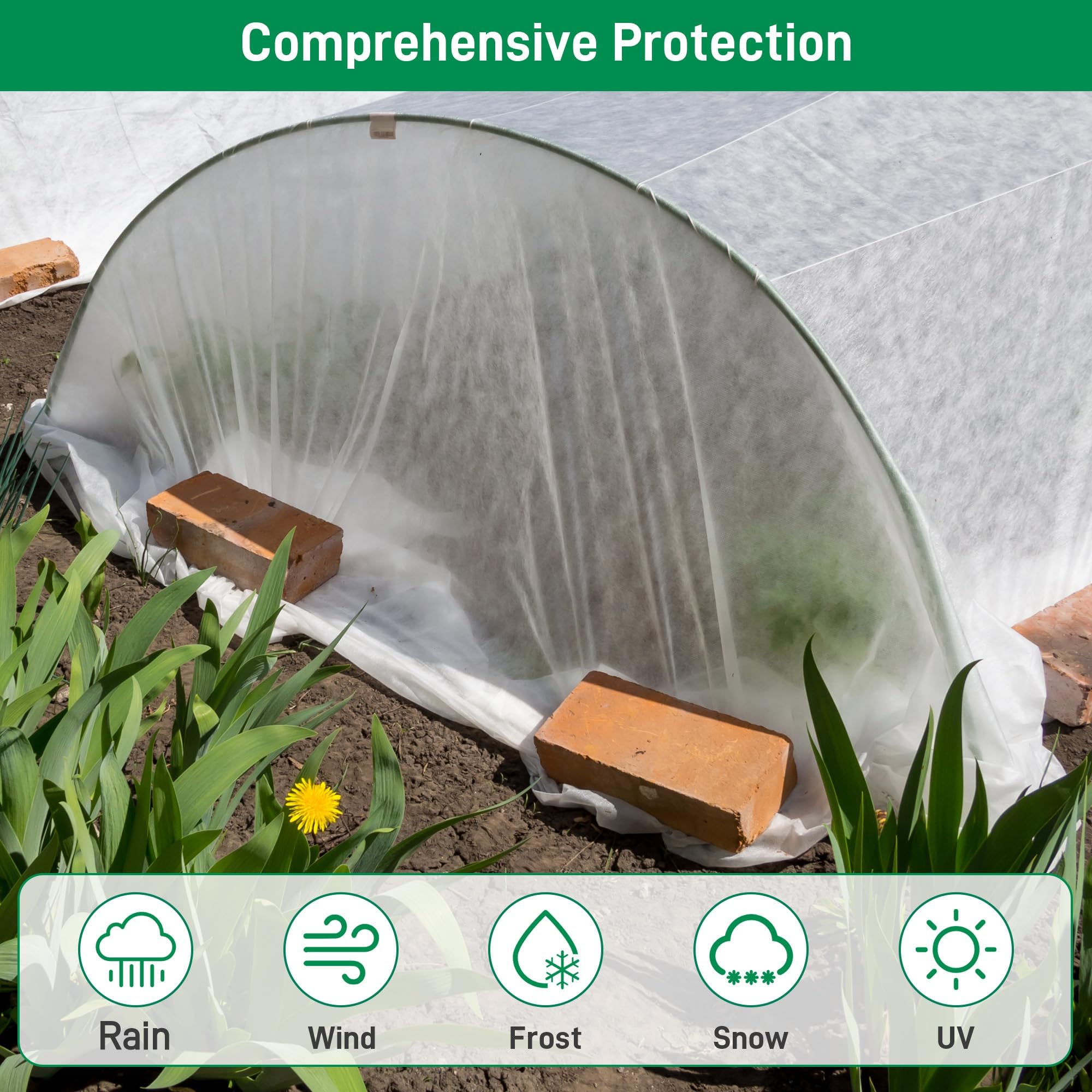 Coperture per piante a forma di cupola, coperture per giardino