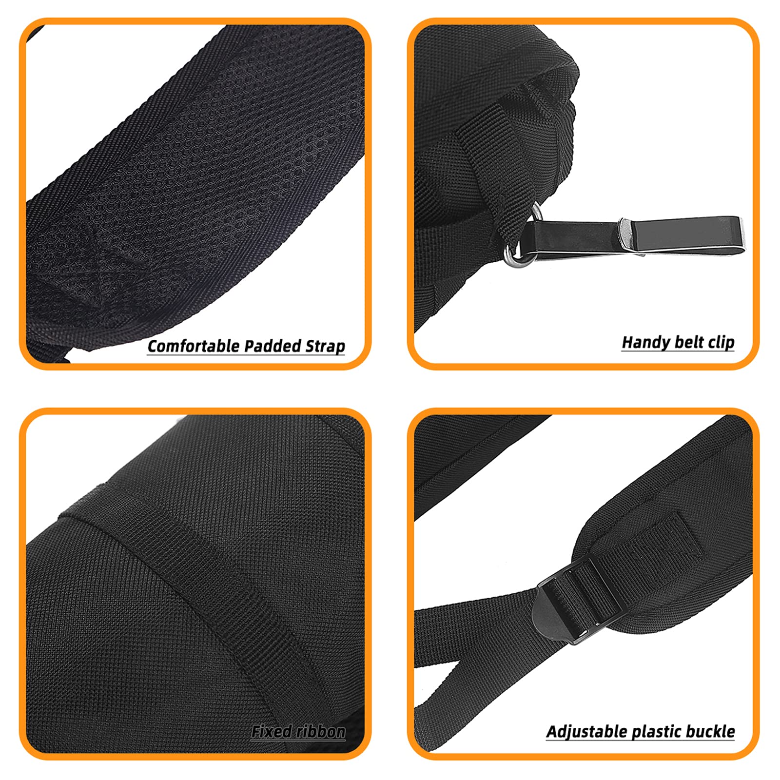 faretra,Supporto per faretra Freccia Posteriore per tiro con L'Arco con Clip da Cintura per Custodia per Supporto frecce Giovani