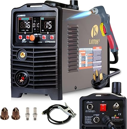 LTP6300DCNC | 63A CNC-Enabled Plasma Cutter, Drag-Cut Enables, Non-HF Blowback