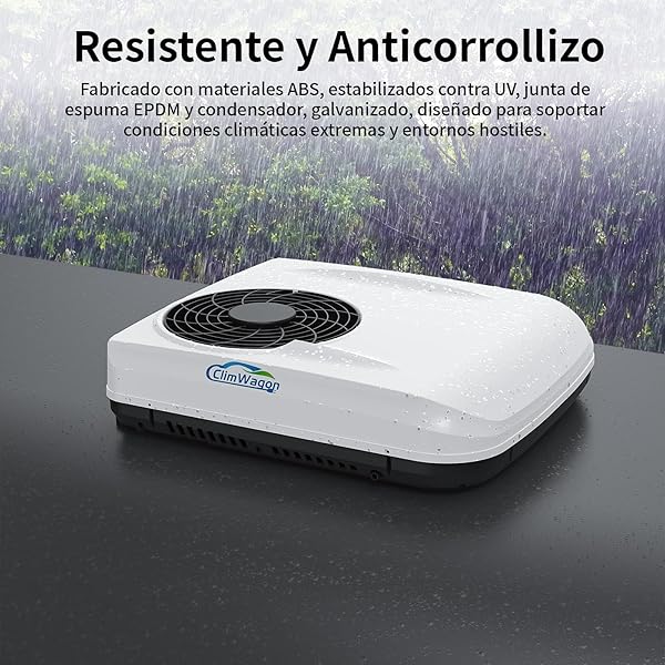 K202 Aire Acondicionado 12V para Caravana y Coche, Climatizador de Techo Frío y Calor 10000 BTU, Compresor Inverter Scroll, Sistema Precargado R134a - 3