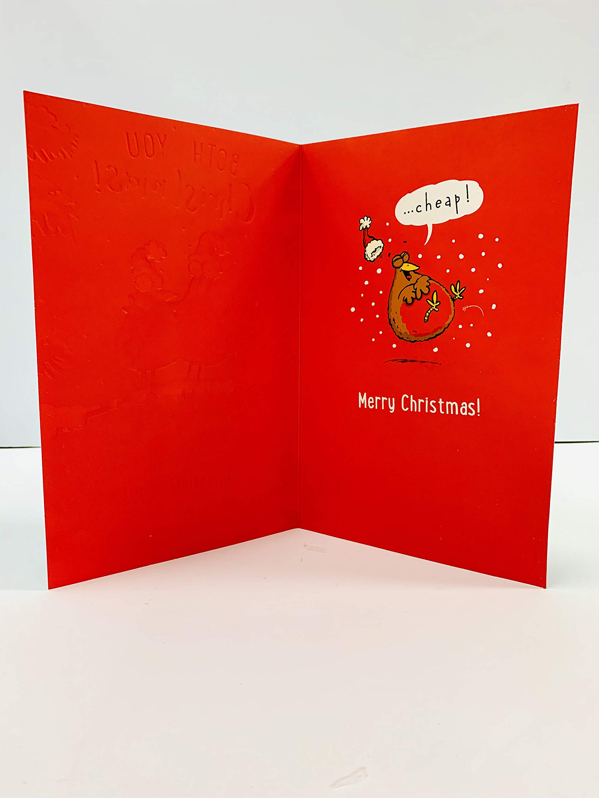 Carte De Noël "Joyeux Noël à Vous Deux" - Illustration Chiots Et Griffonnages - UK Greeting - Neuf