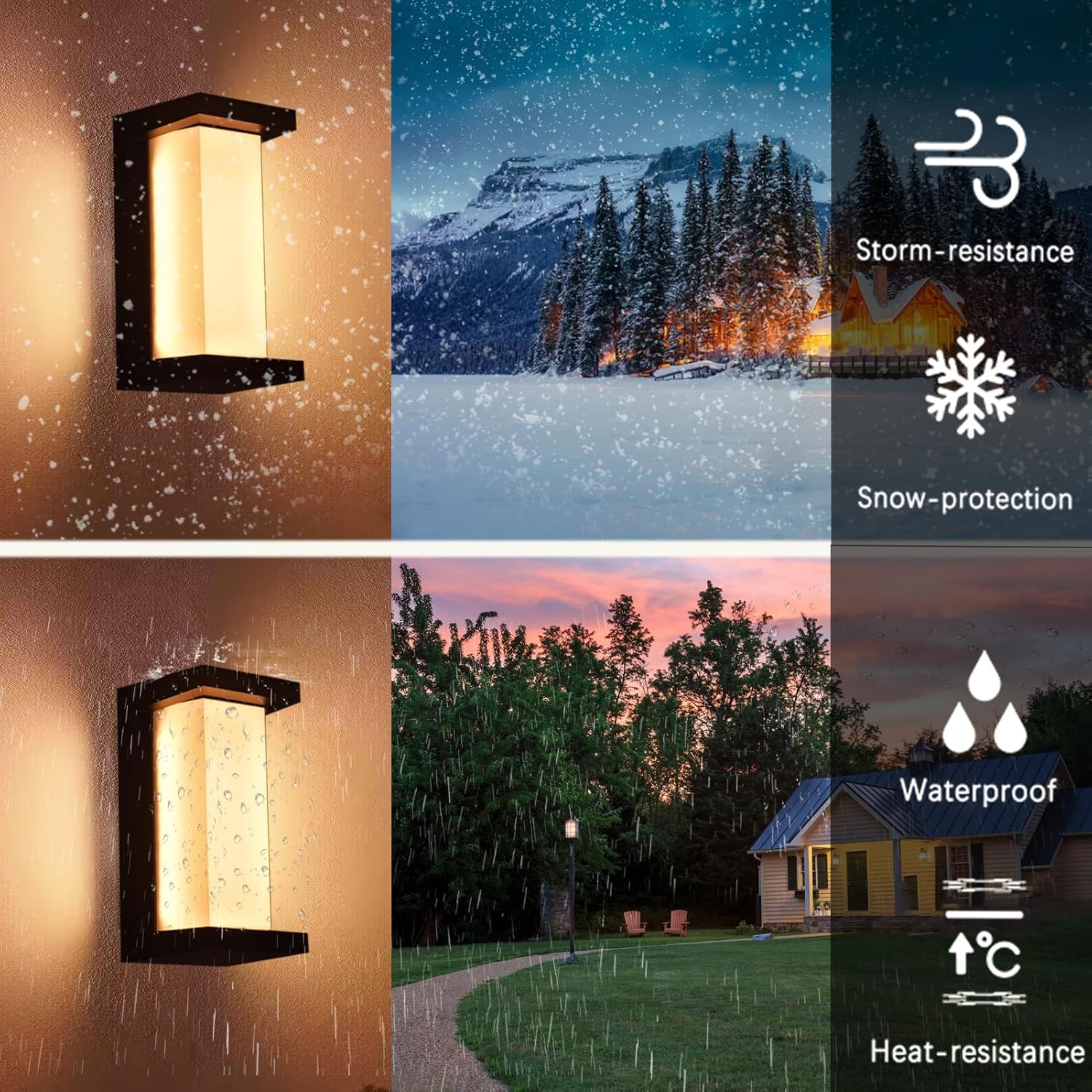 Outdoor Wall Sconce Lights Exterior Lighting fixtures LED,1500LM 3000K 4000K 5000K Adjustable Wall Mount Porch Lights,Outdoor Sconce Lamp for Front Door Garage Coach