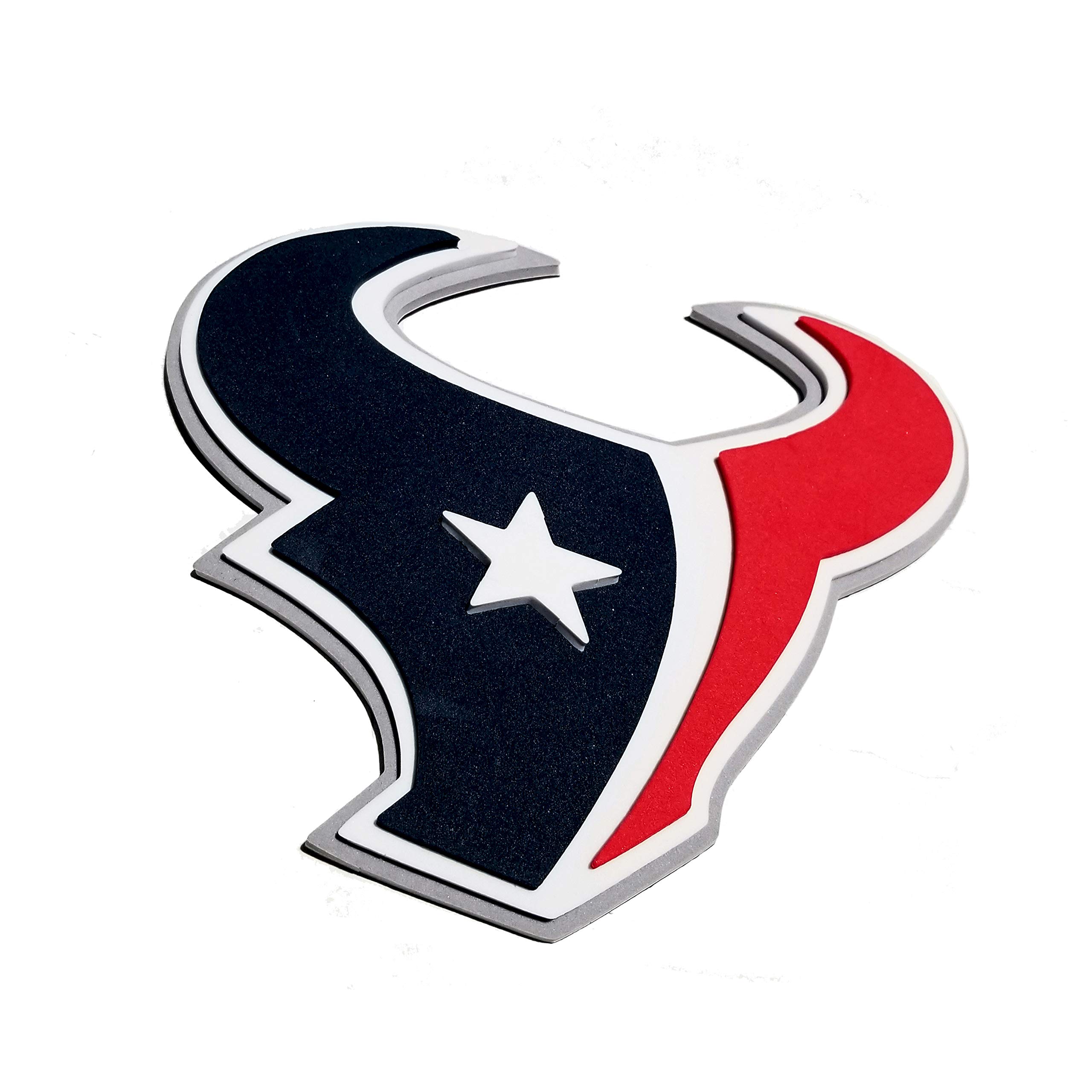 NFL Houston Texans Houston Texans NFL 3D Fanchain Magnet, Navy, One Size