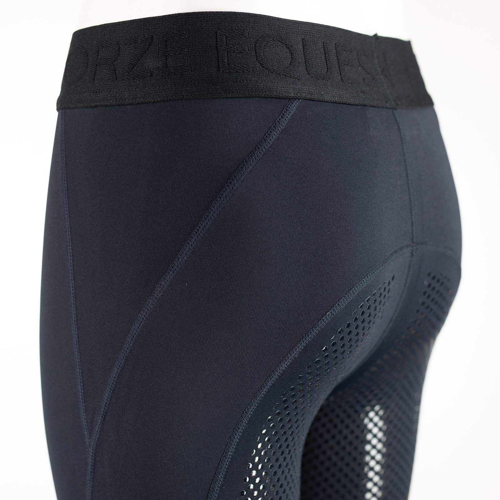 HORZE Legging d'équitation avec siège Complet en Silicone pour Enfants Madison