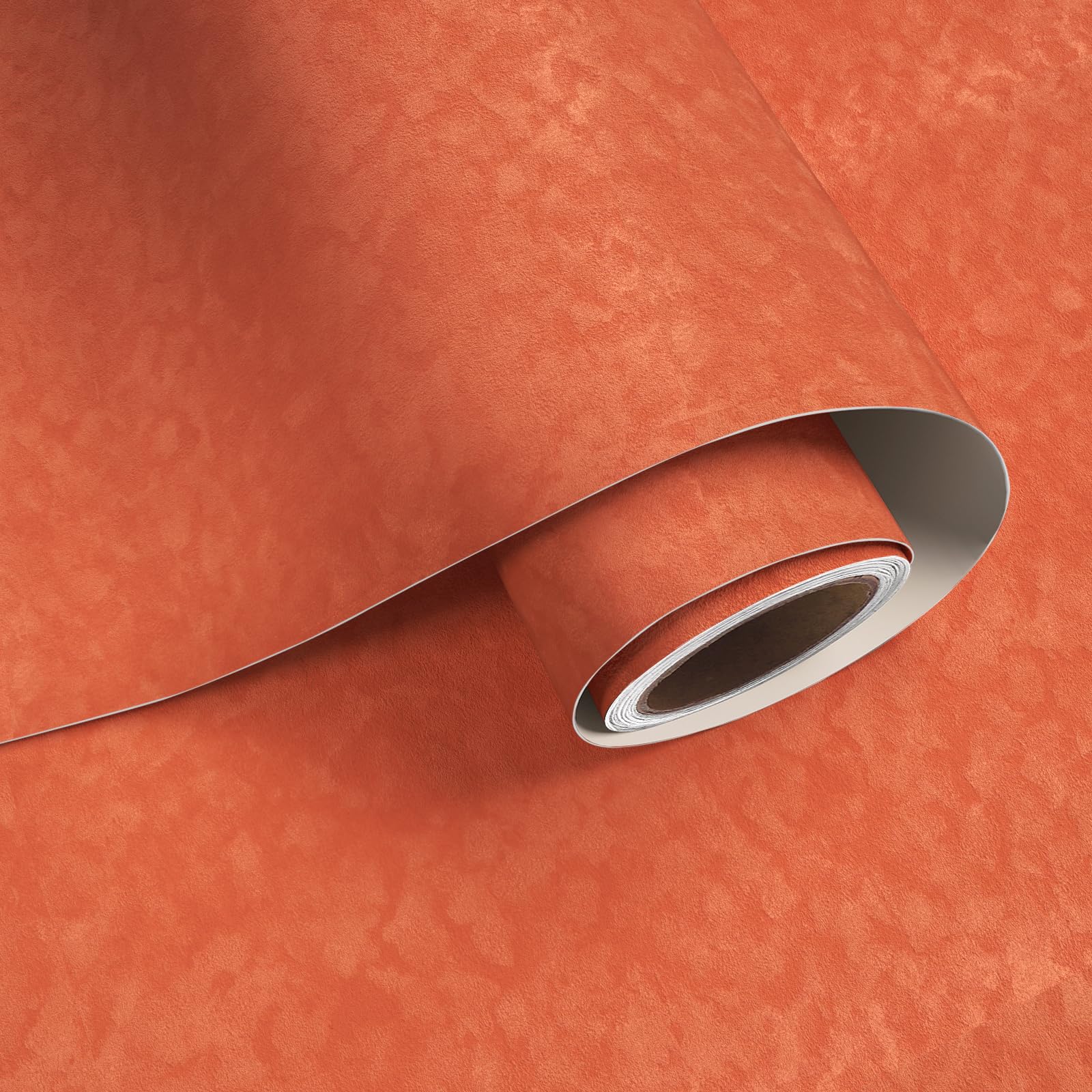 Boîte à bijoux rayée ? Doublure en velours orange VaryPaper adhésive pour tiroir et armoire
