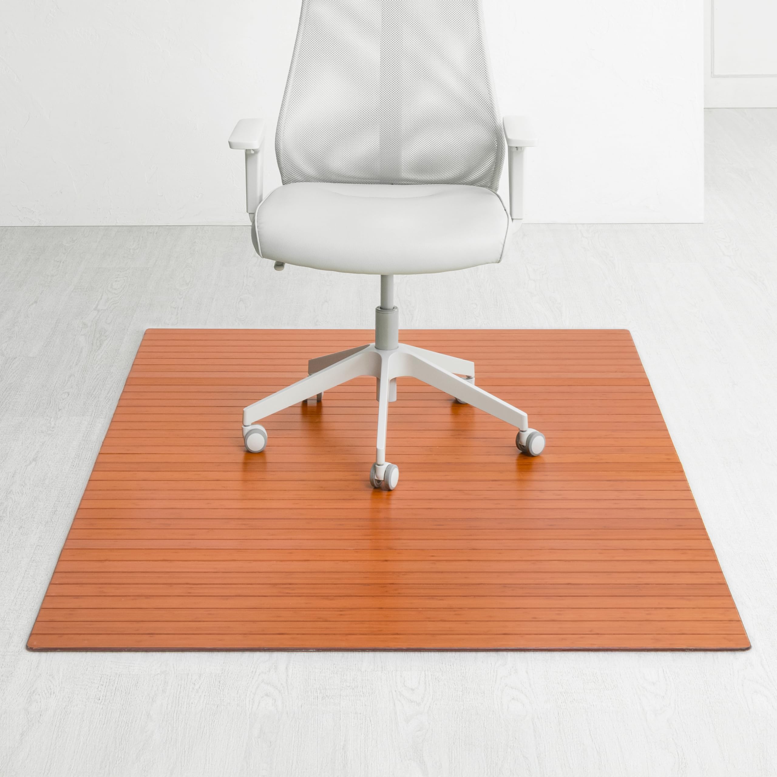 Home Office Desk Chairs Anji Mountain Bamboo Chair Mat 5mm Thick - Main Image