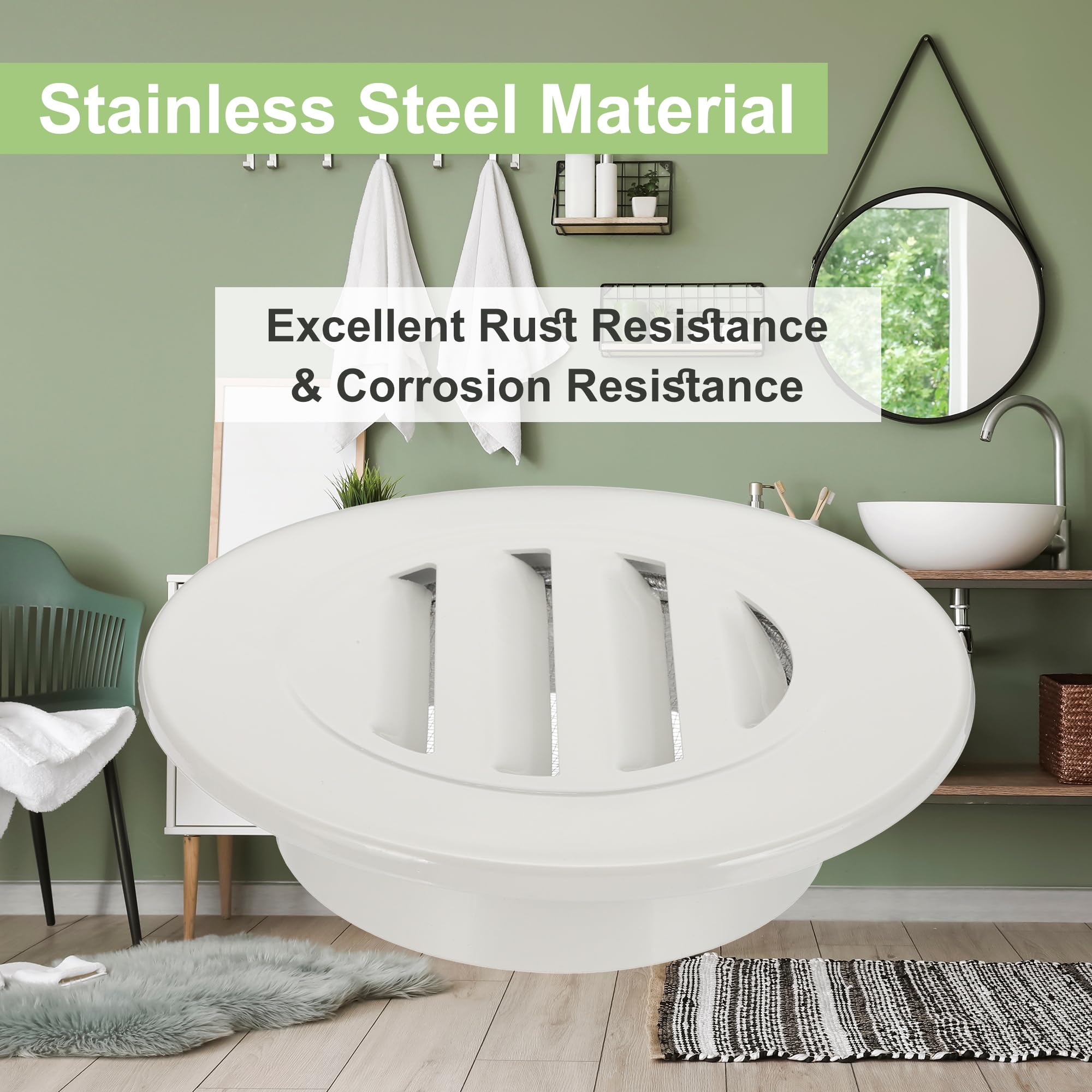 PATIKIL 5 Inch Round Soffit Vent - Image 4