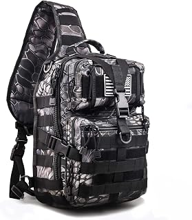 Hopopower Tactical Sling Bag Pack Military Rover Shoulder Backpack EDC Assault R - Compare price