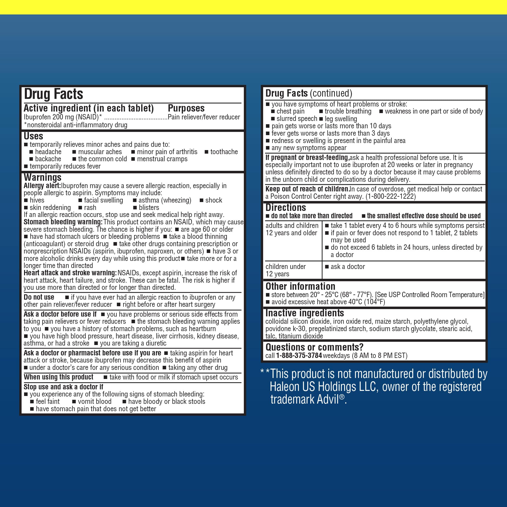 HealthcareAisle Ibuprofen 200mg, 500ct — Amazon image 5