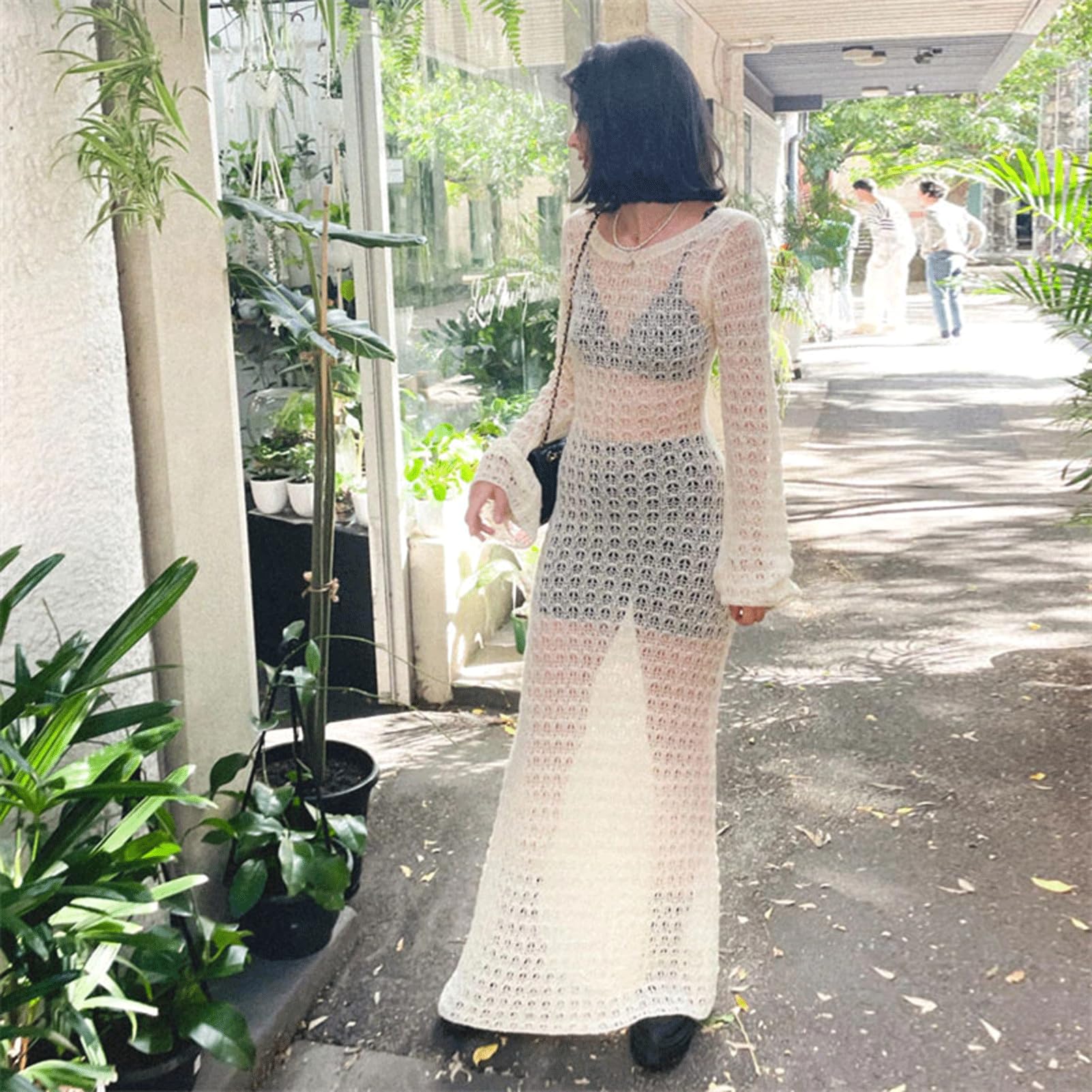 Amazon.com: XMHSSFF Women Y2K Long Sleeve Crochet Maxi Dress Hollow Out Cover Ups Bodycon Mini Beach Dresses Maxi Long Dresses : Clothing, Shoes & Jewelry Amazon.com: XMHSSFF Women Y2K Long Sleeve Crochet Maxi Dress Hollow Out Cover Ups Bodycon Mini Beach Dresses Maxi Long Dresses : Clothing, Shoes & Jewelry